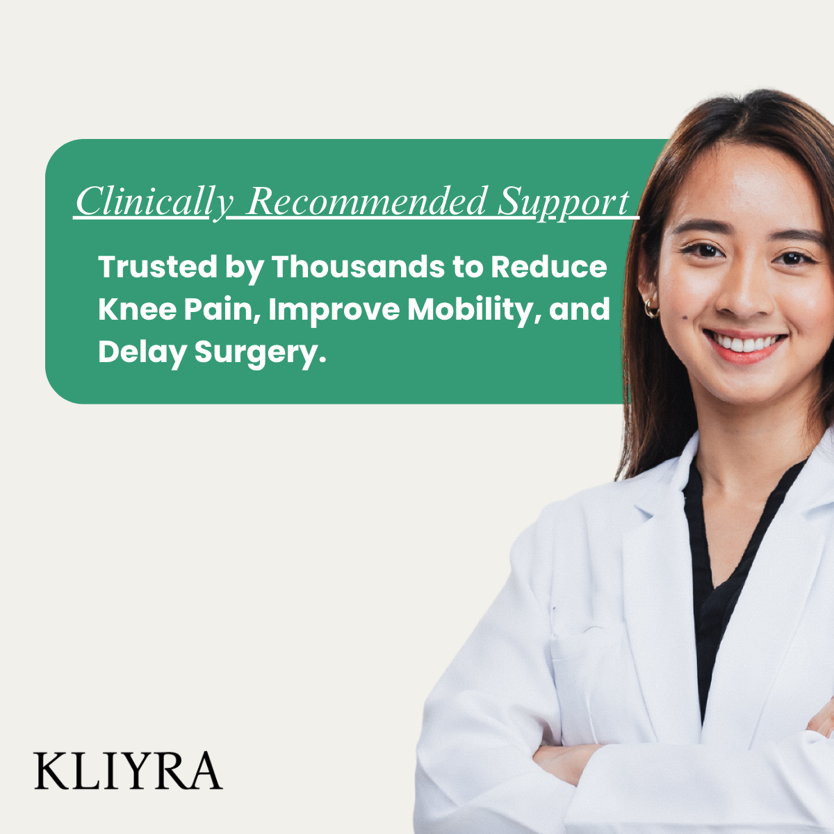 Kliyra™ Everyday Bamboo Knee Sleeve